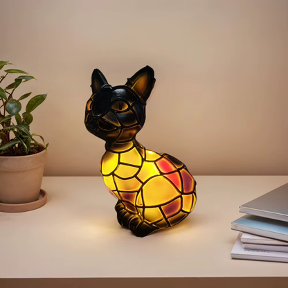 Ręcznie robiona psia lampka