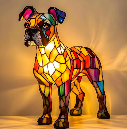 Ręcznie robiona psia lampka