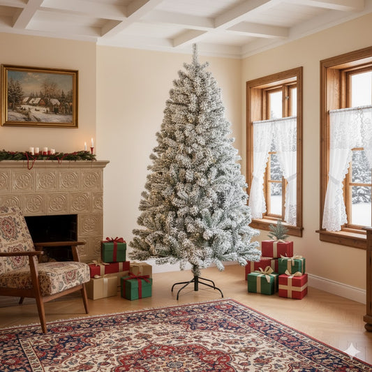 Choinka Ośnieżona 150 cm do Salonu