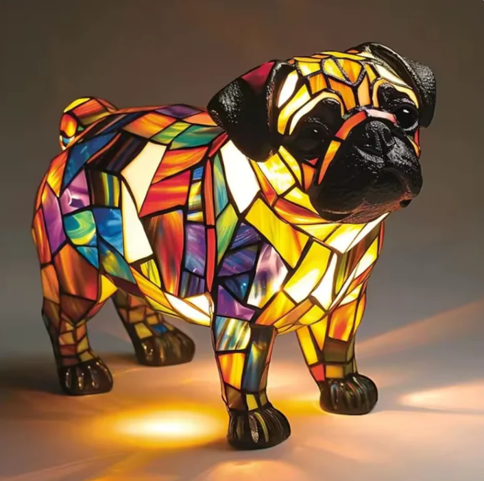 Ręcznie robiona psia lampka