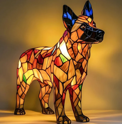 Ręcznie robiona psia lampka